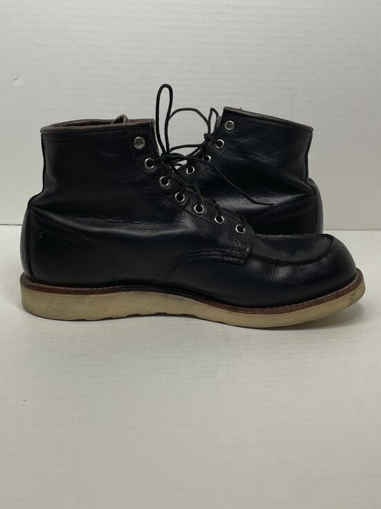 Red Wing Boots Men’s Size 11 D Leather 8890 Black Lace Up Work See Pics main image 5